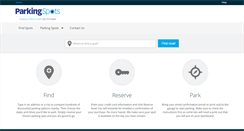 Desktop Screenshot of parkingspots.com